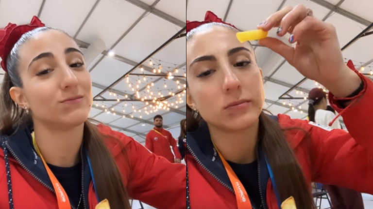 La campeona panamericana festeja como quiere: Valentina Toro celebró su oro comiendo pizza y papas fritas