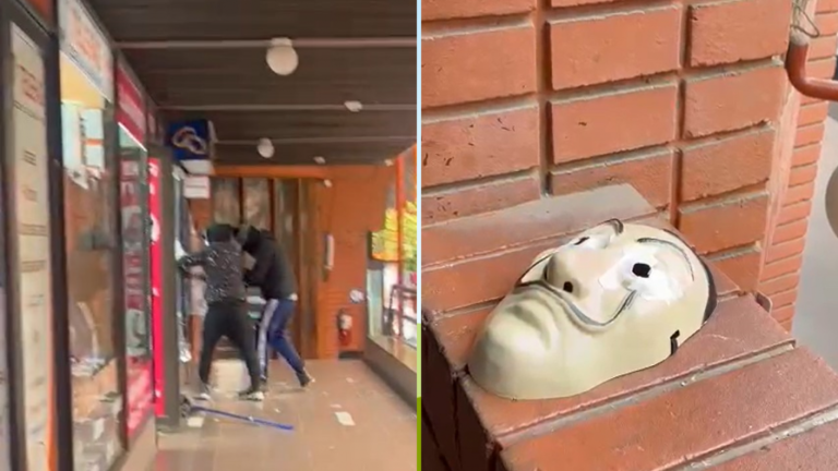 Delincuentes intentaron asaltar joyería en Viña del Mar portando máscaras de 