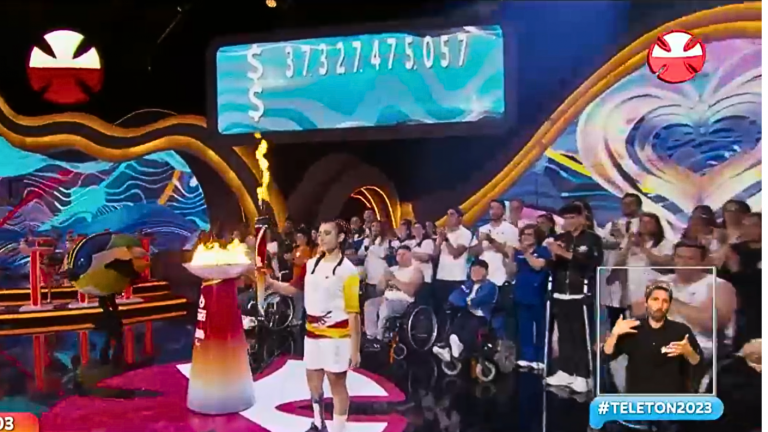 Teletón inició con emotivo homenaje a deportistas de los Parapanamericanos 2023