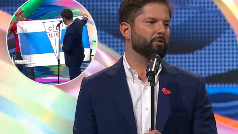 El discurso y la simbólica donación del presidente Gabriel Boric para la Lucatón