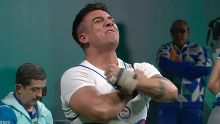 ¡Una más! Javier Jiménez se quedó con la plata en -59kg del Para powerlifting de Santiago 2023