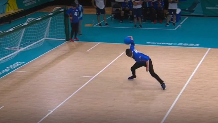 Con clase: El gol de Josué Carvajal para descontar ante México en el gólbol de los Parapanamericanos