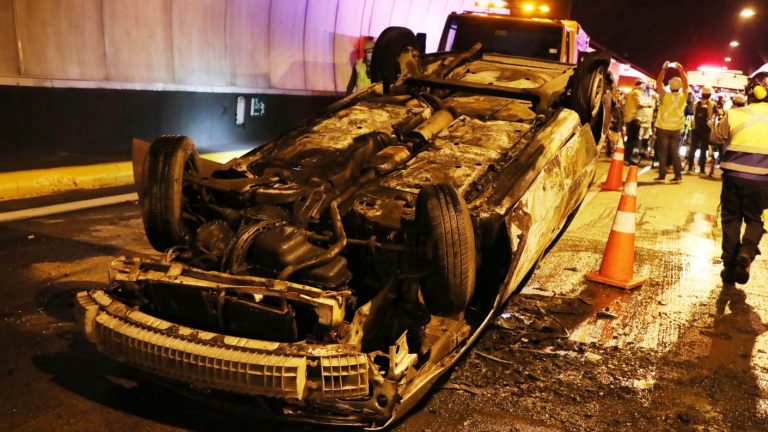 Copiloto muere en accidente de tránsito en Pudahuel: Iban a exceso de velocidad