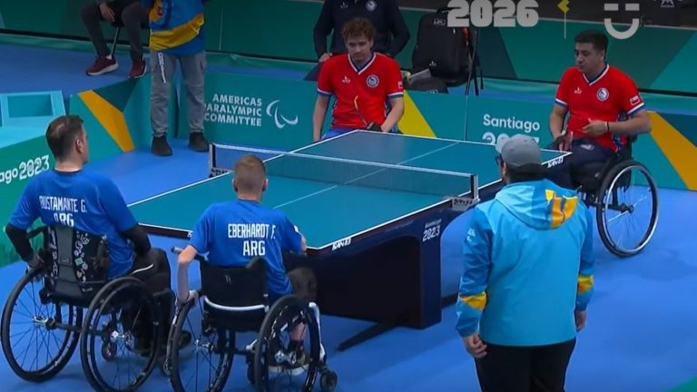 Luis Flores y Vicente Leiva avanzan en el dobles del Para tenis de mesa y se ilusionan con las medallas