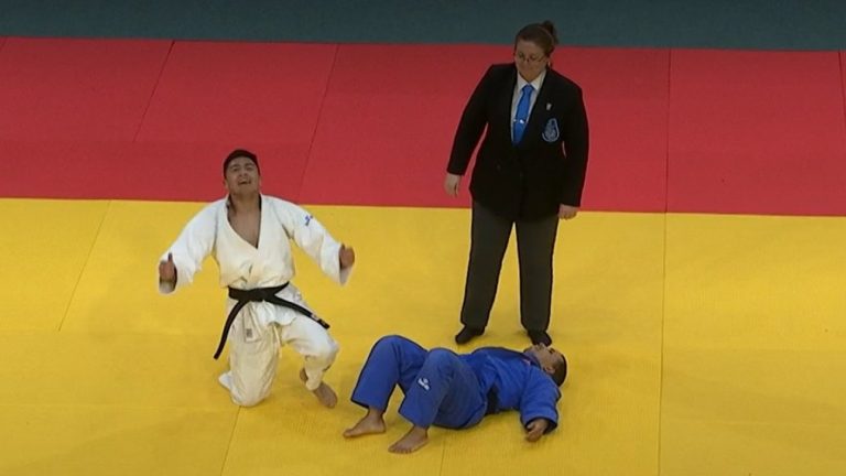 Johann Herrera se recompuso y logró ajustada victoria en el judo de los Parapanamericanos