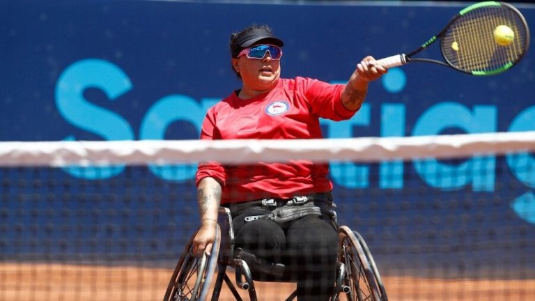 Sofía Fuentes no pudo ante Alexandra Meza y cayó en primera ronda del tenis en silla de ruedas
