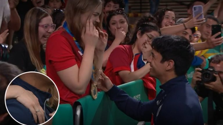 ¡Se llevó el oro y el amor! Jorge Carinao sorprendió a su novia con matrimonio y romántico momento