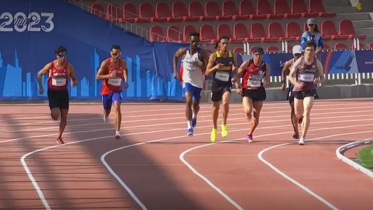 Wladimir Palma hizo una gran carrera y terminó quinto en los 1500m T20 del Para atletismo