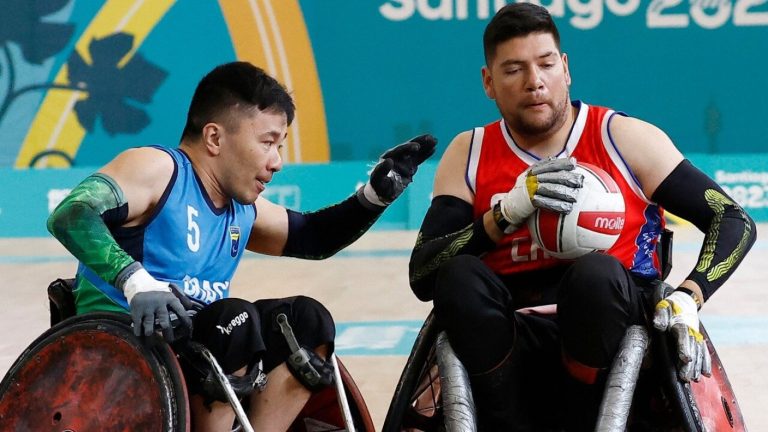 Brasil mostró su jerarquía y derrotó a Chile en una nueva jornada del rugby en silla de ruedas