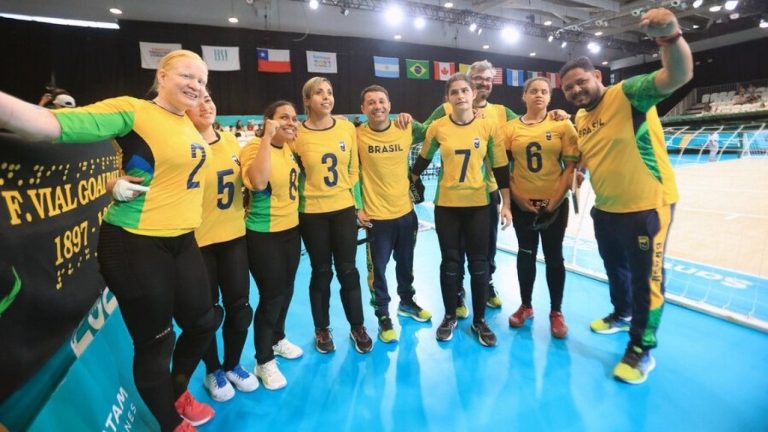 Brasil se quedó con el bronce en el gólbol femenino de los Parapanamericanos tras golear a Argentina