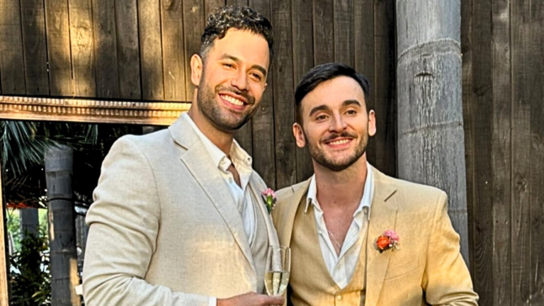 Tomás González se casó en íntima ceremonia junto a su pareja