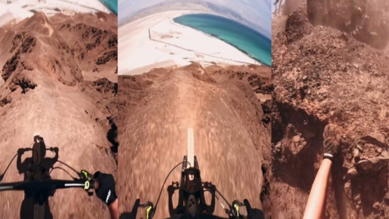 Rider chilena relató momentos de tensión tras desbarrancar y salir ilesa de descenso en bicicleta