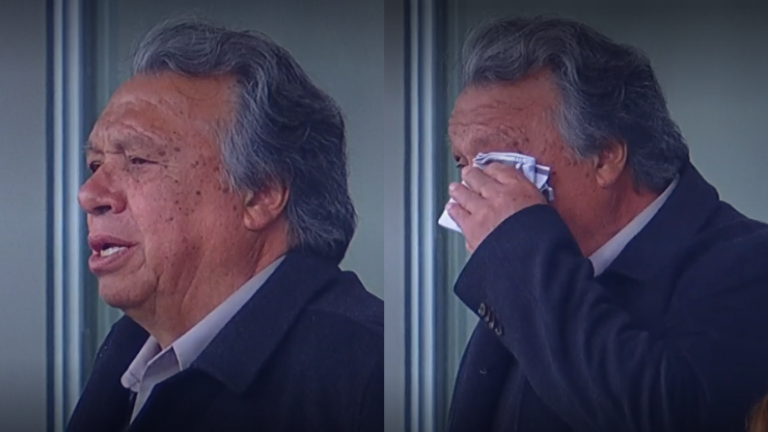 Hasta las lágrimas: Elías Figueroa se quebró al escuchar el himno en el duelo de Chile ante EE.UU.