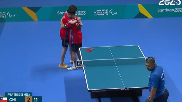 ¡Fantásticos! El abrazo de Matías Pino e Ignacio Torres tras imponerse a EE.UU. en los Parapanamericanos