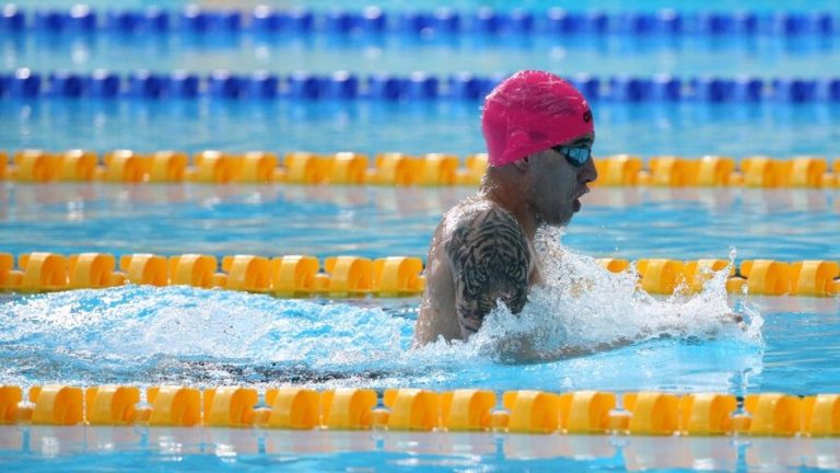 ¡El Tigre ruge! Vicente Almonacid se quedó con la plata en los 100m pecho SB8 de la Para natación