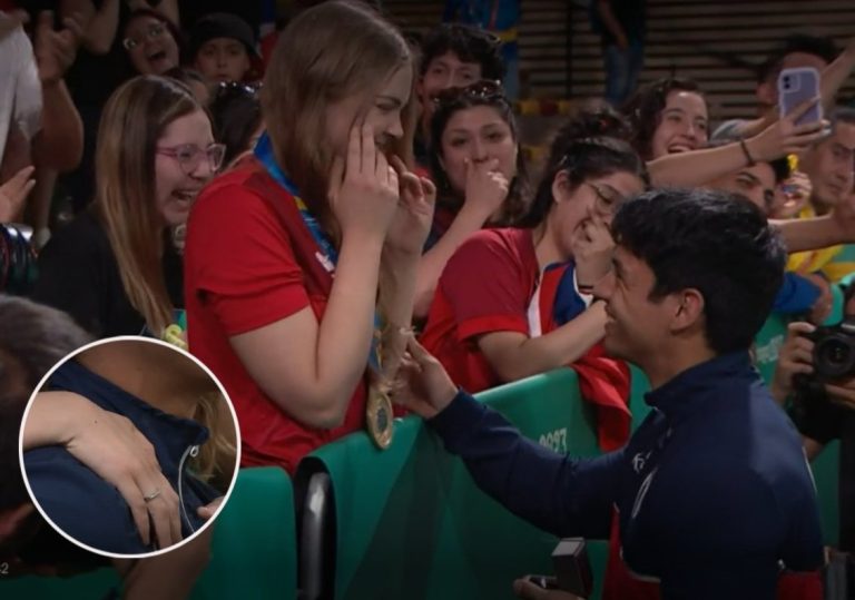 Amor, oro y matrimonio: Jorge Carinao dio el sí a su polola en medio de la ceremonia de premiación