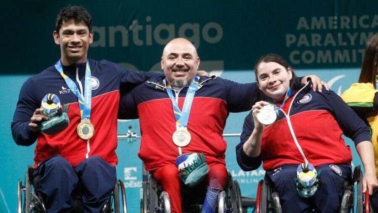 ¡Victoria dorada! Equipo chileno triunfó y se quedó con el oro en el Para powerlifting en Santiago 2023