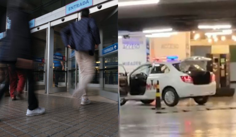 Violento asalto en Costanera Center: Sujetos amenazaron a trabajadores y robaron recaudación del parking
