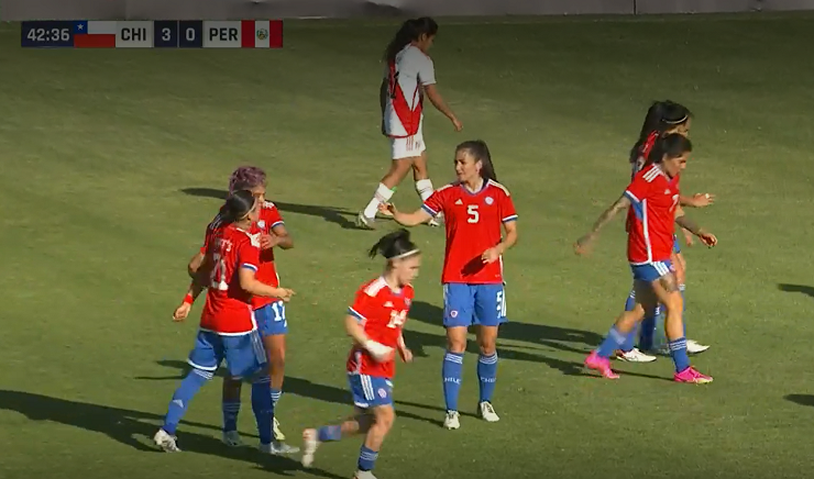 Ya es goleada: Millaray Cortés convirtió el tercer tanto de La Roja Femenina con brutal remate