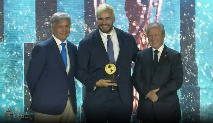 No para de brillar: Lucas Nervi se quedó con el premio legado Cali 2021 de los Panam Sports Awards