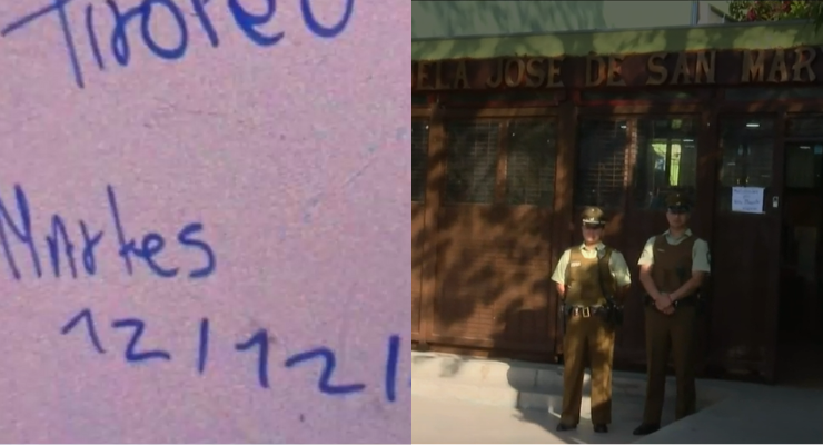 Alerta por rayado anunciando tiroteo en colegio de San Felipe: Directora aclaró la situación