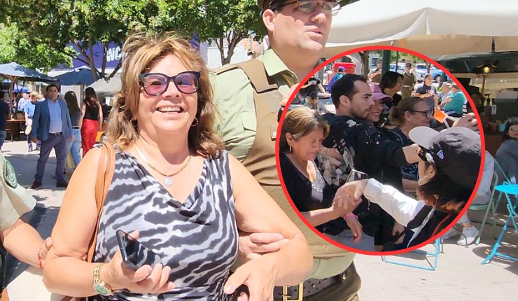 Graban momento en que mujer arrojó café a Camila Vallejo: Hay una detenida