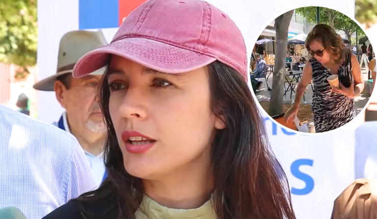 Camila Vallejo habló tras incidente con mujer que le arrojó café en plaza de Rancagua