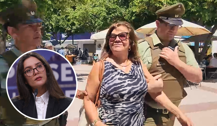 Increparon a mujer que lanzó café a Camila Vallejo en Rancagua: 