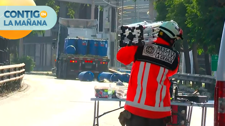 Peligro por posible nube tóxica: Emergencia química por derrame de ácido en La Granja