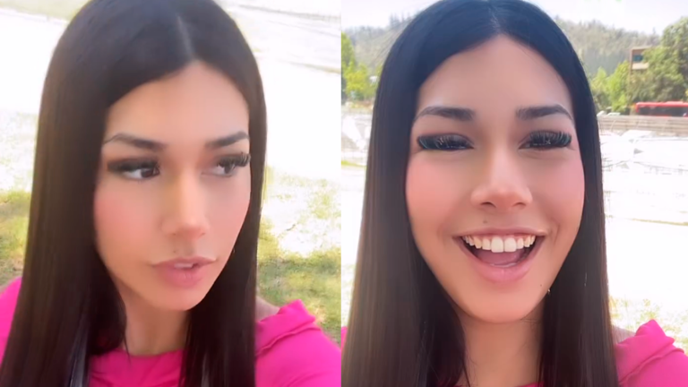 Eskarcita grabó su sorpresa con inesperado grito de ciclista: Esta fue su reacción