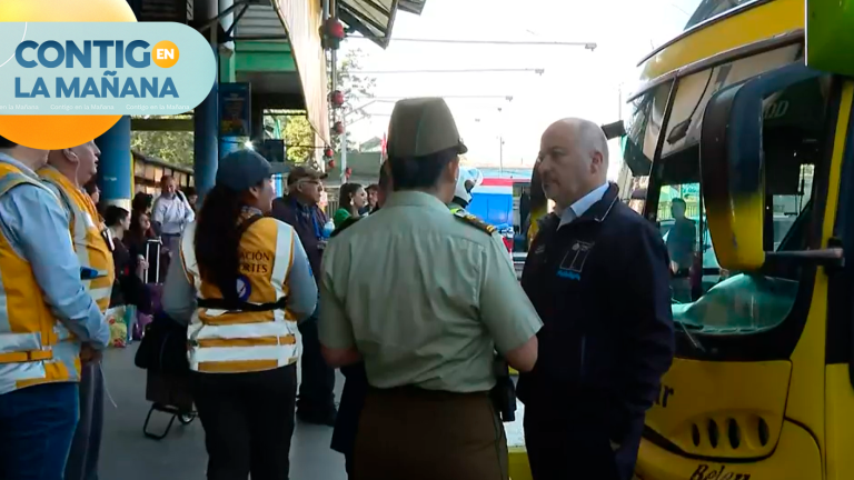 Operativo previo a navidad: Fiscalización en terminal de buses terminó con un detenido