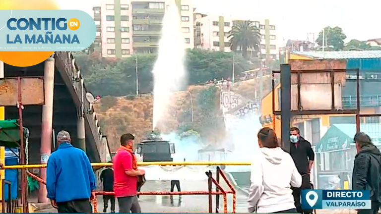 Protesta de pescadores en Valparaíso: Exigen bono comprometido antes de navidad