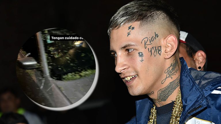 Que no falte el humor: L-Gante sufrió accidente de tránsito y lo dio a conocer con curiosa e irónica fotografía