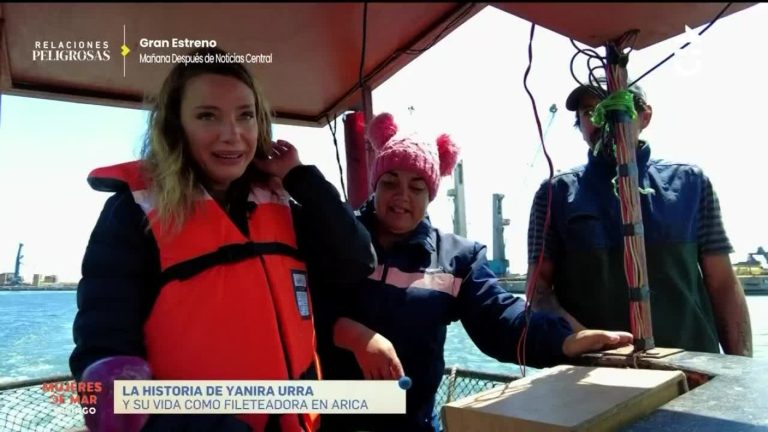 Mujeres De Mar: Emilia Daiber visitó el puerto de Arica para conocer a una increíble fileteadora