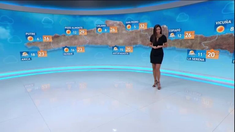 Vanessa Noé y el informe del tiempo para este lunes 4 de diciembre