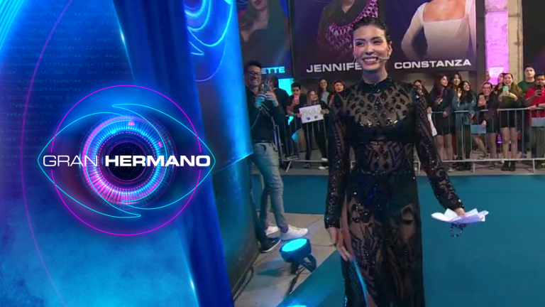 Coni brilló con una jugada transparencia en su look para la final de Gran Hermano