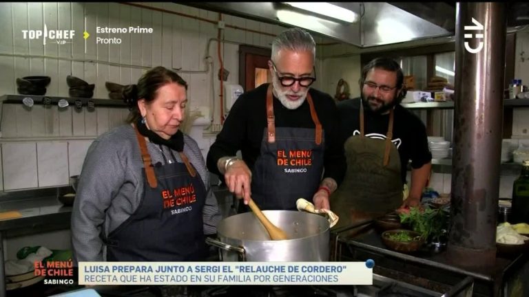 El Menú de Chile: Sergi Arola degustó las bondades del clásico “Relauche de Cordero”