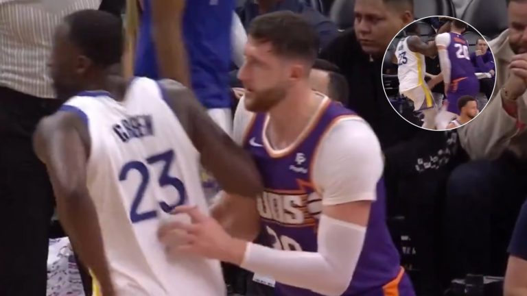 ¿NBA o UFC? Draymond Green fue expulsado tras darle un impactante manotazo a su rival