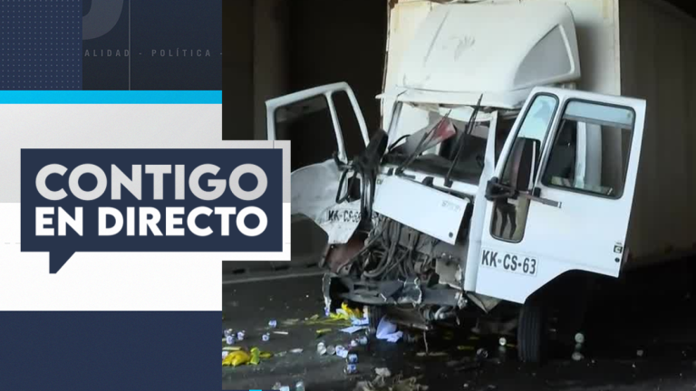 Choque de camiones mantiene cerrada Avenida Gral. Velásquez