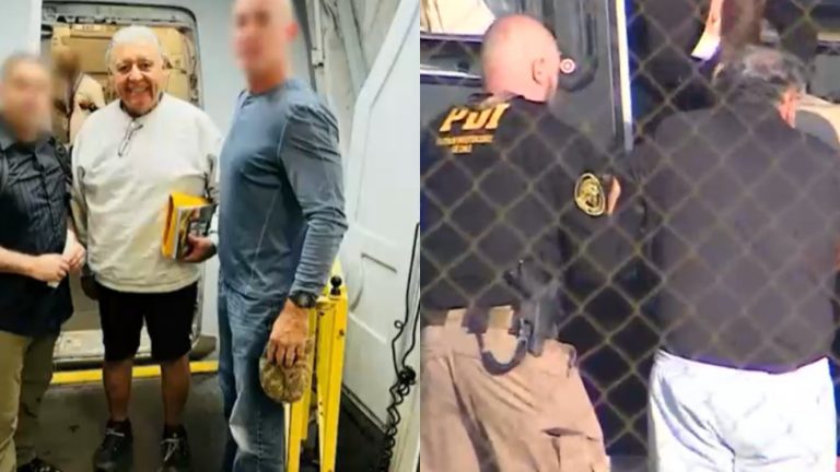 Sonriente en el avión: Así fue la llegada a Santiago de Pedro Barrientos