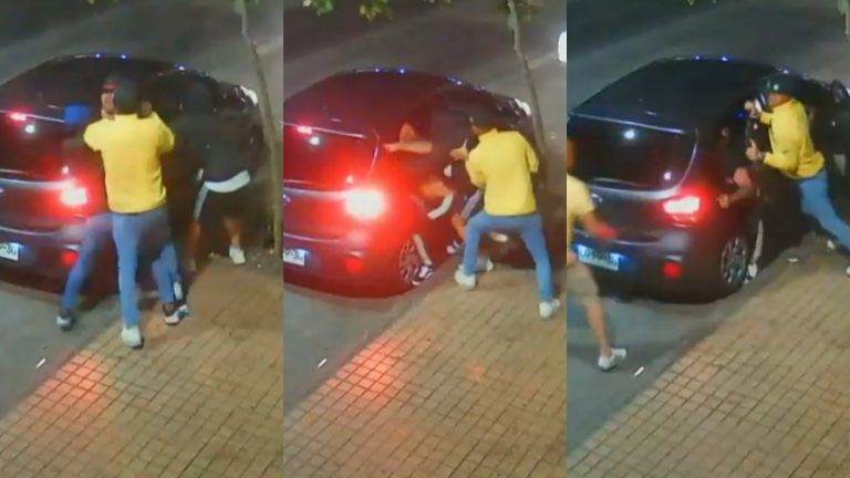 Investigan presunto secuestro en Santiago: Vecino grabó escalofriante minuto a minuto del rapto