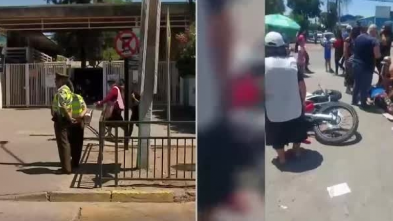 Motociclista atropelló a votante mientras huía de control policial en Maipú