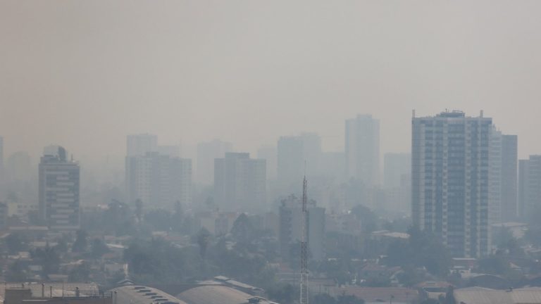 Alerta amarilla en Curacaví, Padre Hurtado y San Bernardo por incendios forestales: Humo cubrió parte de la RM