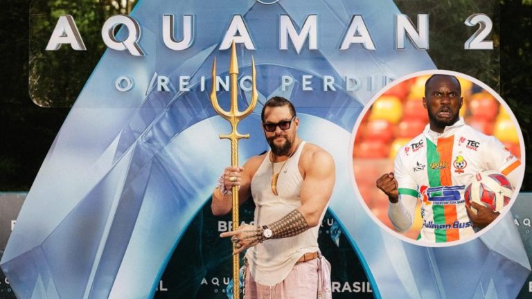 En Atlántida esperan por Waterman: Jason Momoa le dejó una especial invitación al delantero que acaba de dejar Cobresal