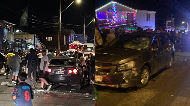 Conductor ebrio atropelló a seis niños en caravana navideña de Tocopilla