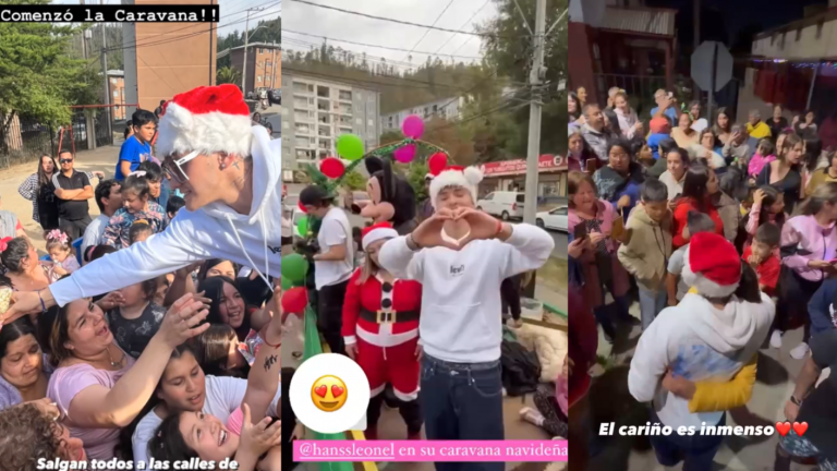 Alegría total en Constitución: Hans Valdés cumplió con solidaria actividad de Navidad