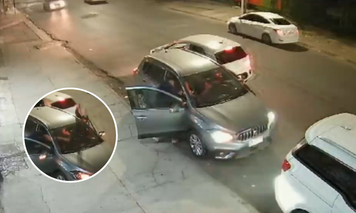 Padre e hija sufrieron violento asalto en La Florida: Sujetos los bajaron del auto a la fuerza