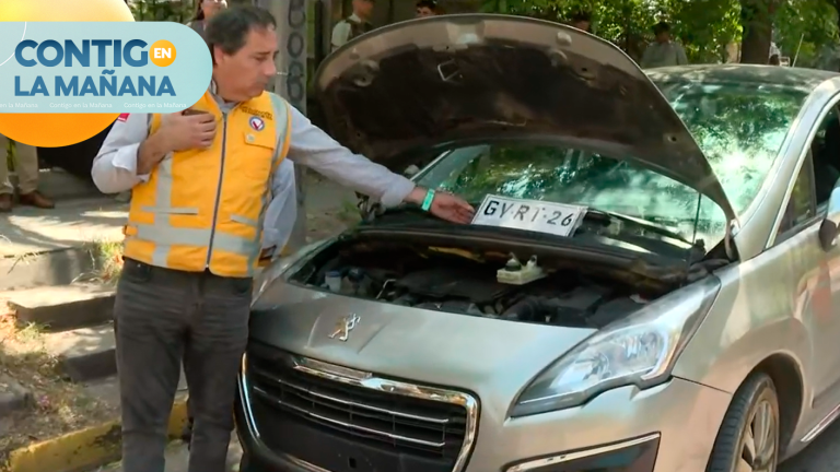 Intensa fiscalización: Conductor manejaba auto clonado en Peñalolén