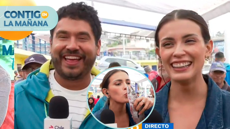 ¿Nuevo talento? Coni Capelli se lució vendiendo pescados en El Quisco