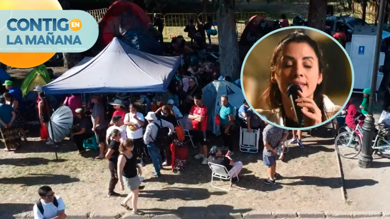 Leda en Chile: Miles de personas acamparon para ver a la sanadora argentina